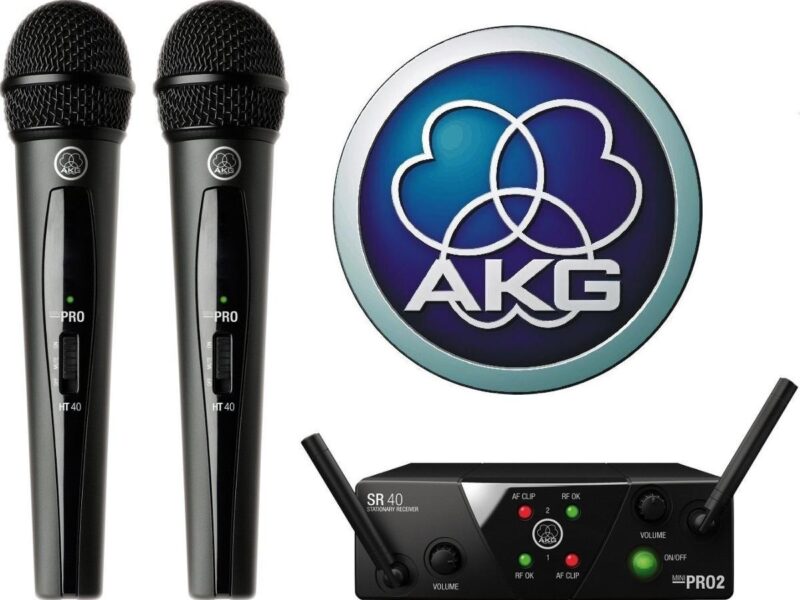 MICROFONO INALAMBRICO AKG 40s MINI (DUAL, DE MANO)