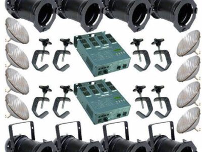 COMBO PAR 64 (X10) + DIMMMER (4CH)