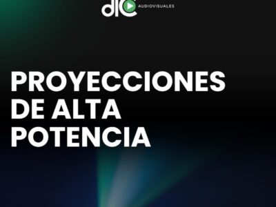 Proyector 15.000 ansilumens con lente corto, medio o largo a elección